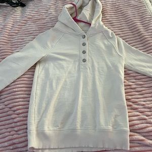Half Button down hoodie